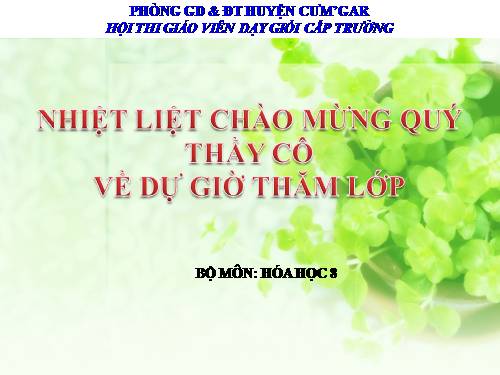 Bài 15. Định luật bảo toàn khối lượng