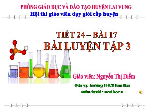 Bài 17. Bài luyện tập 3