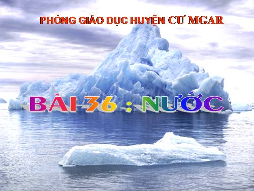 Bài 36. Nước