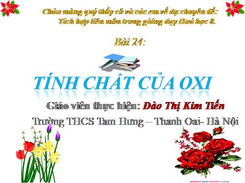 Bài 24. Tính chất của oxi