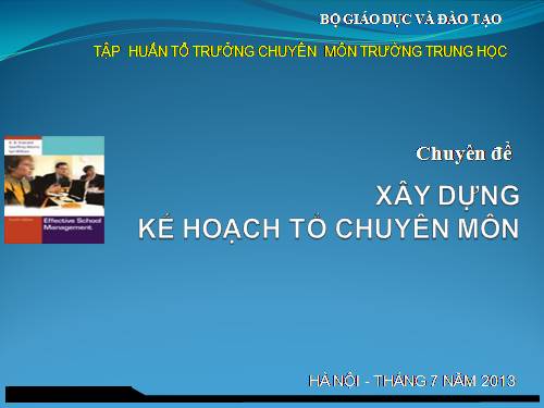 Tập huấn SHCM