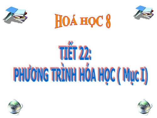 Bài 16. Phương trình hoá học