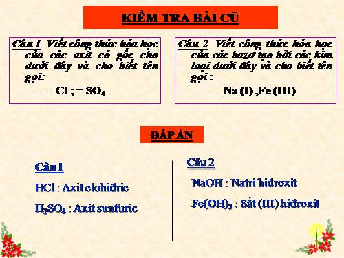 Bài 37. Axit - Bazơ - Muối