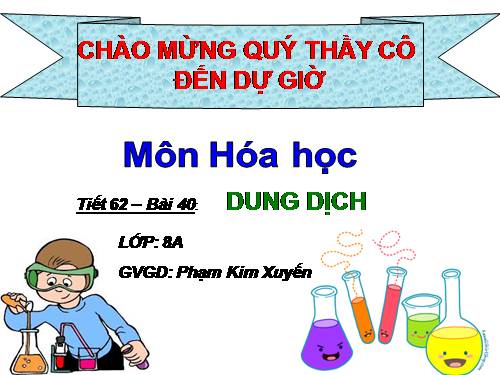 Bài 40. Dung dịch