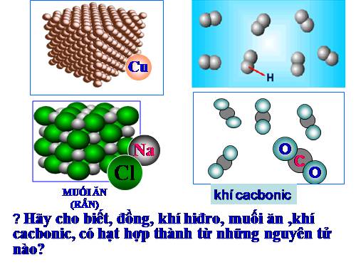 Bài 6. Đơn chất và hợp chất - Phân tử