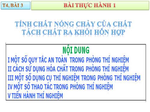 Bài 3. Bài thực hành 1