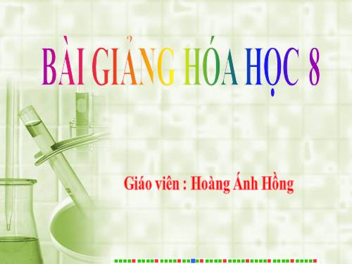 Bài 33. Điều chế khí hiđro - Phản ứng thế