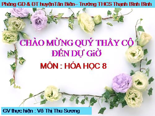 Bài 13. Phản ứng hoá học