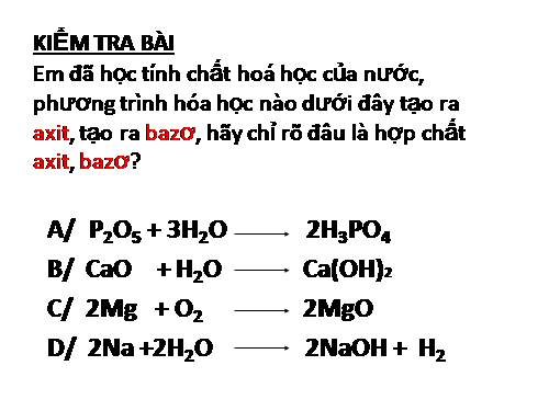 Bài 37. Axit - Bazơ - Muối