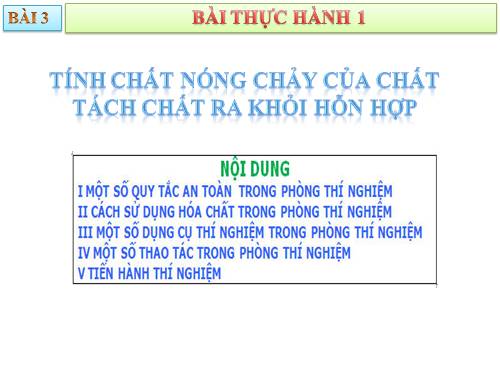 Bài 3. Bài thực hành 1