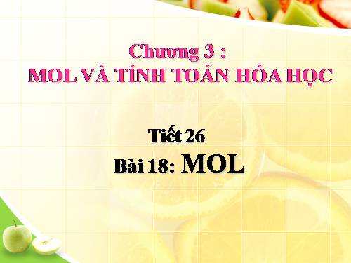 Bài 18. Mol