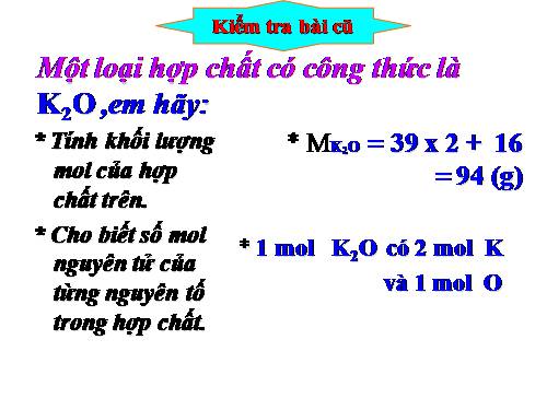 Bài 21. Tính theo công thức hoá học