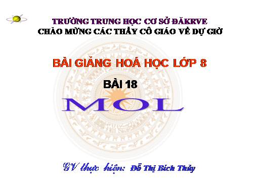 Bài 18. Mol