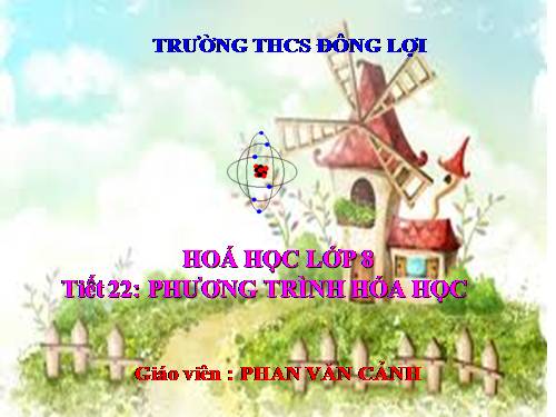 Bài 16. Phương trình hoá học