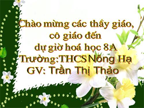 Bài 13. Phản ứng hoá học