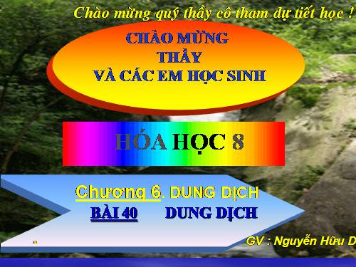 Bài 40. Dung dịch