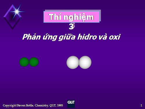 Phản ứng giữa Hiđrô và Oxi