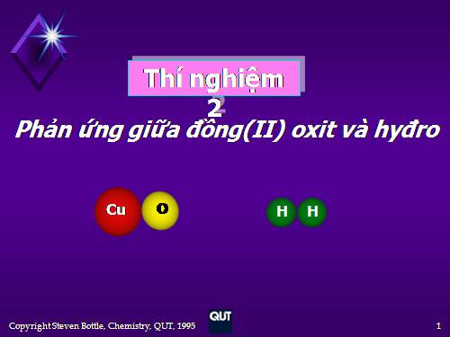 Đồng (II) oxit và hiđrô