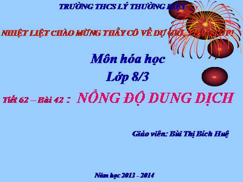 Bài 42. Nồng độ dung dịch