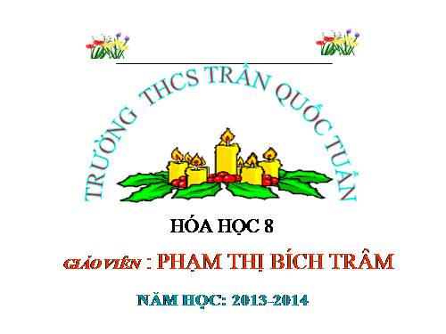 Bài 16. Phương trình hoá học