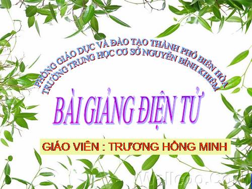 Bài 38. Bài luyện tập 7