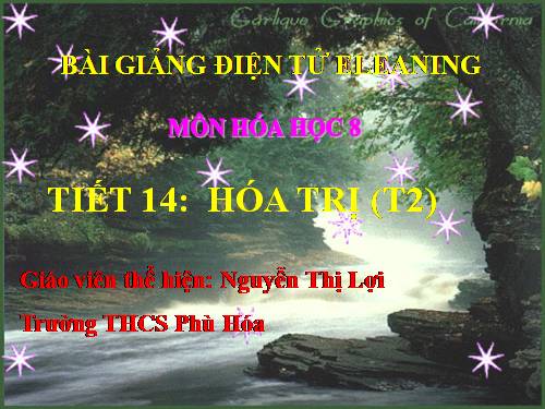 Bài 10. Hoá trị