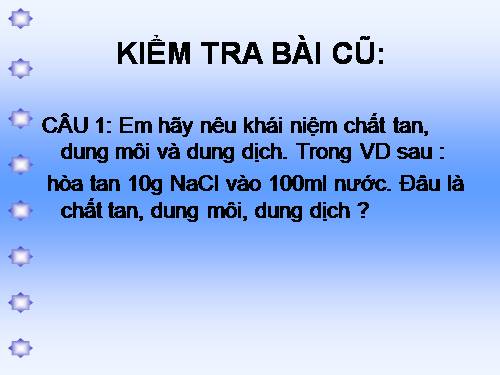 Bài 41. Độ tan của một chất trong nước