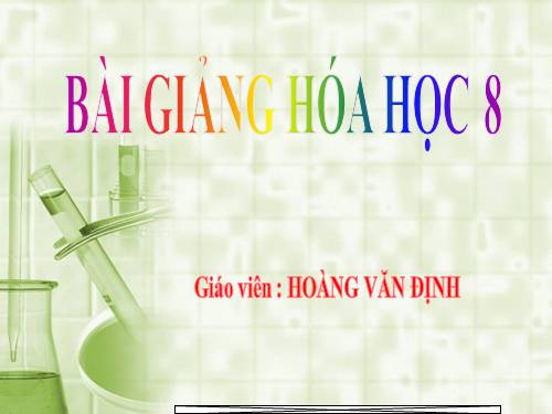 Bài 33. Điều chế khí hiđro - Phản ứng thế