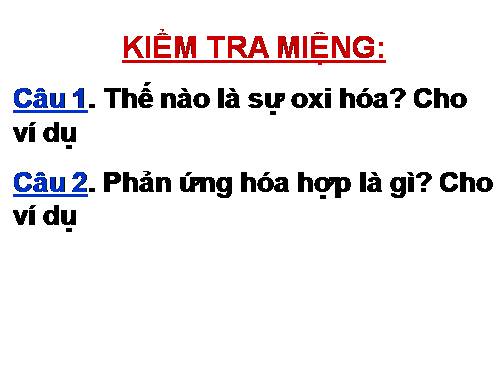Bài 26. Oxit