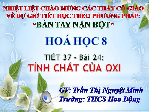 Bài 24. Tính chất của oxi