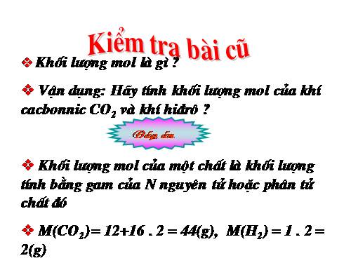 Bài 20. Tỉ khối của chất khí