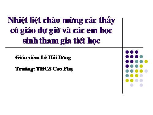 Bài 13. Phản ứng hoá học