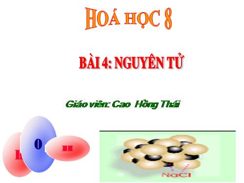 Bài 4. Nguyên tử