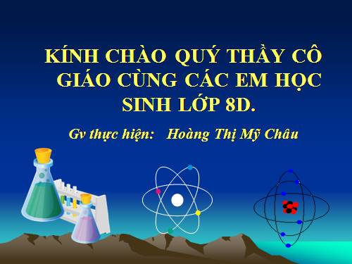 Bài 13. Phản ứng hoá học