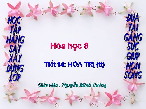 Bài 10. Hoá trị