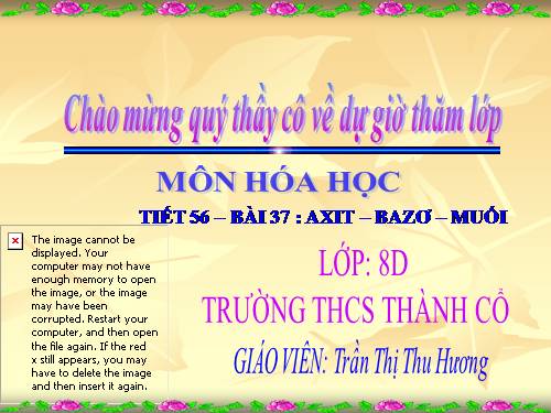 Bài 37. Axit - Bazơ - Muối