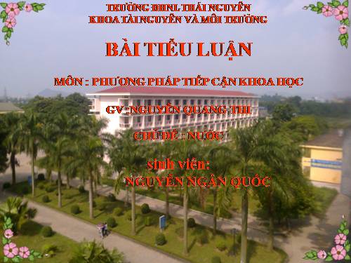 Bài 36. Nước