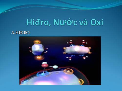 Bài 33. Điều chế khí hiđro - Phản ứng thế
