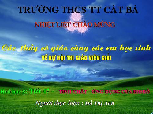 Bài 31. Tính chất - Ứng dụng của hiđro