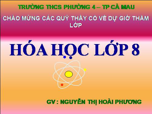 Bài 13. Phản ứng hoá học