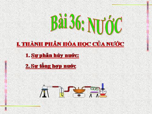 Bài 36. Nước