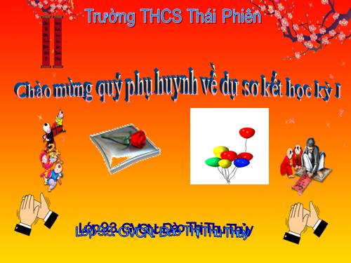 Chương trình họp phụ huynh lớp 9