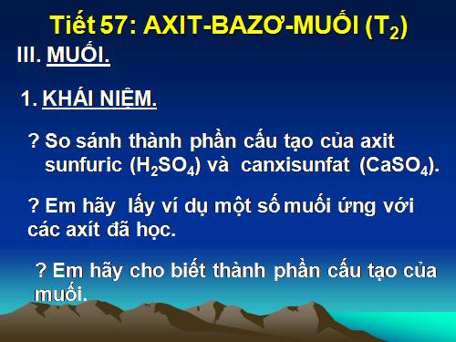 Bài 37. Axit - Bazơ - Muối