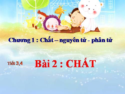 Bài 2. Chất