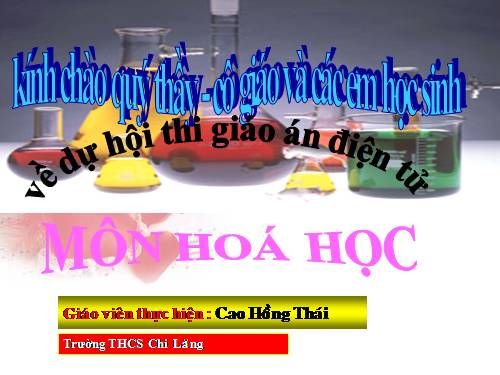 Bài 16. Phương trình hoá học