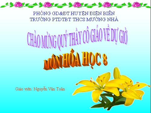 Bài 13. Phản ứng hoá học