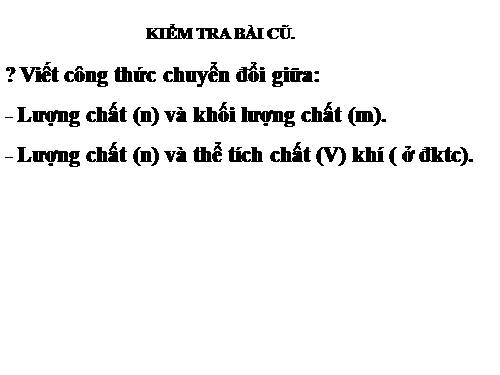 Bài 20. Tỉ khối của chất khí