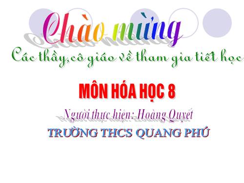 Bài 13. Phản ứng hoá học