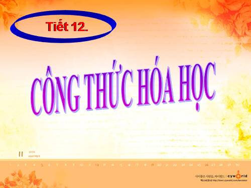 Bài 9. Công thức hoá học