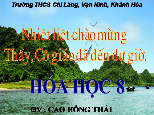 Bài 16. Phương trình hoá học